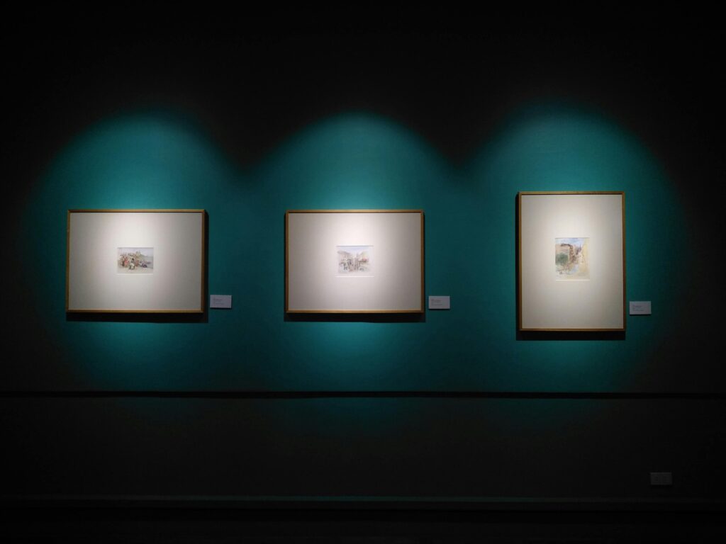 Pictures at a museum.