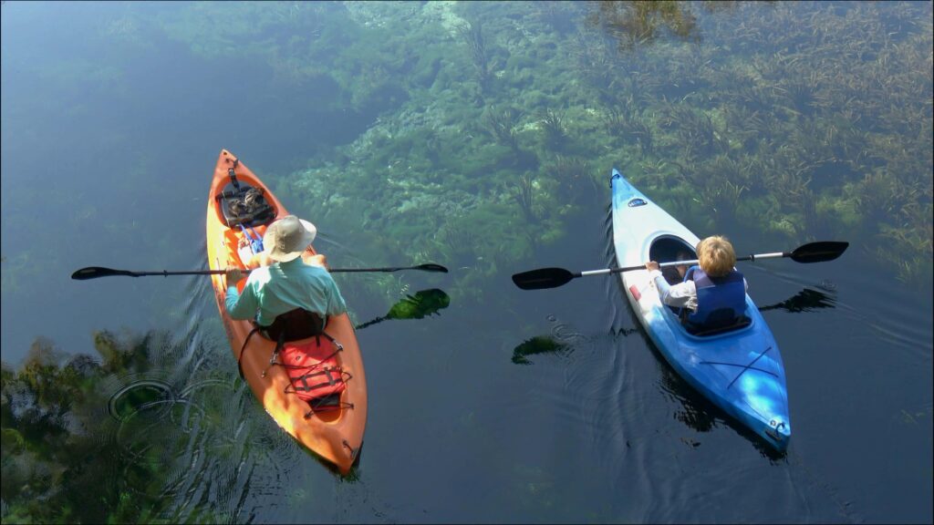 Kayak at nearby Canyon Lake in Riverside County.