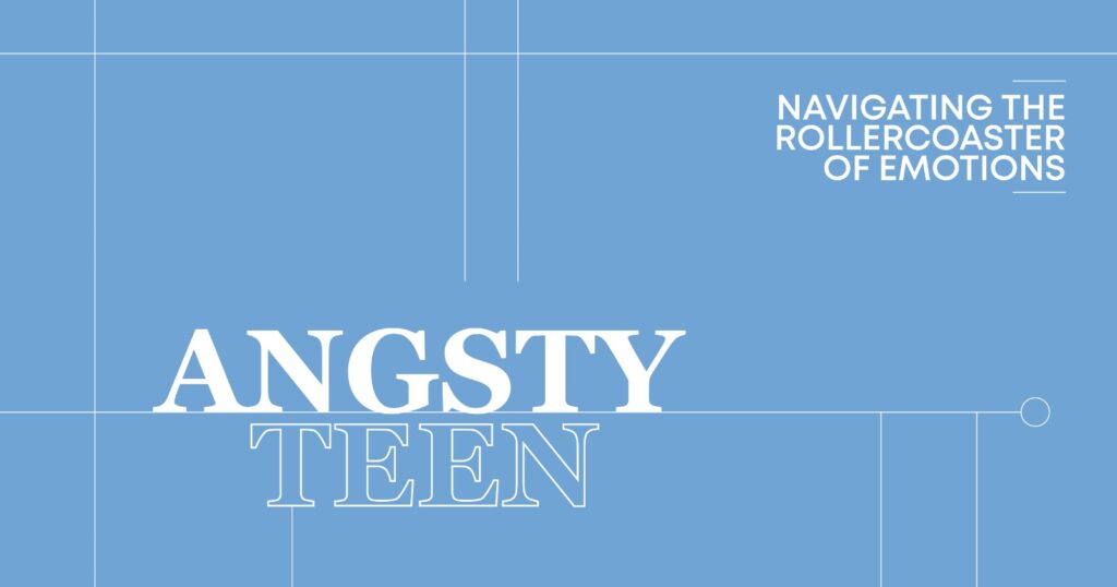 Angsty Teen: Navigating the Rollercoaster of Emotions. Image represents teenage emotional challenges and mental health.