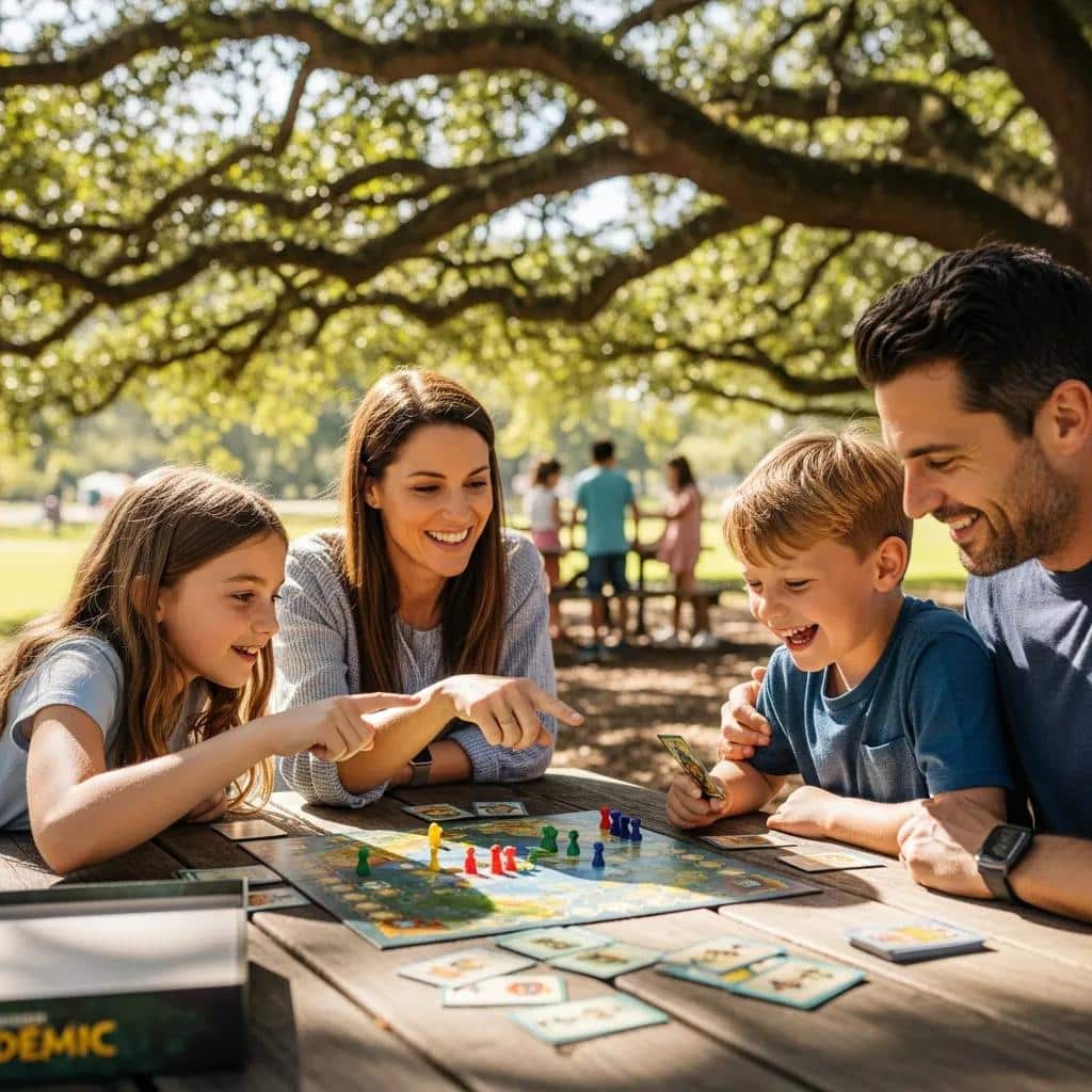 Family engaging in a fun activity to strengthen support for a teen with Oppositional Defiance Disorder